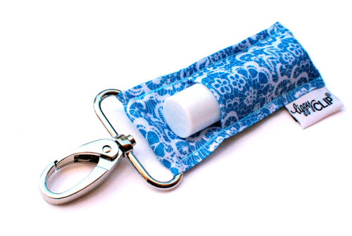 LippyClip® Powder Blue Printed Lace