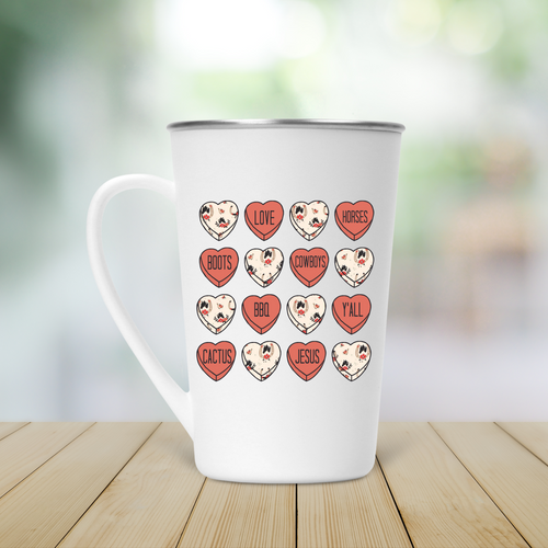 S - Cowboy Hearts (Small) 17oz Campfire Mug-0107, Mug, Seasonal-Shop-Wholesale-Womens-Boutique-Custom-Graphic-Tees-Branding-Gifts