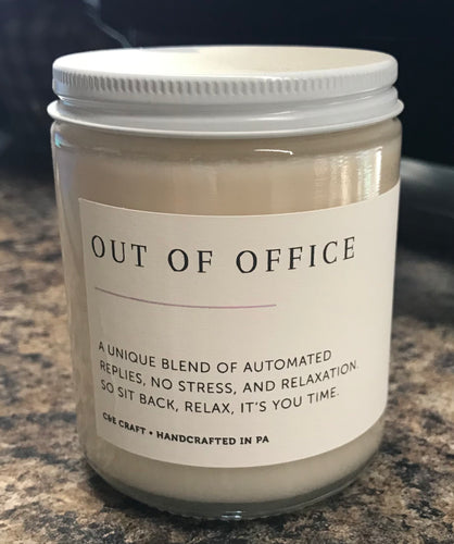 Out of Office Scented Soy Wax Candle
