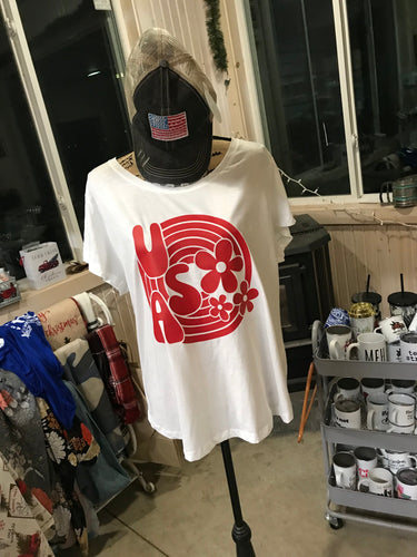 Retro USA Short Sleeve Tee
