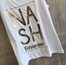 White Gold Nash Tennessee Tank Top
