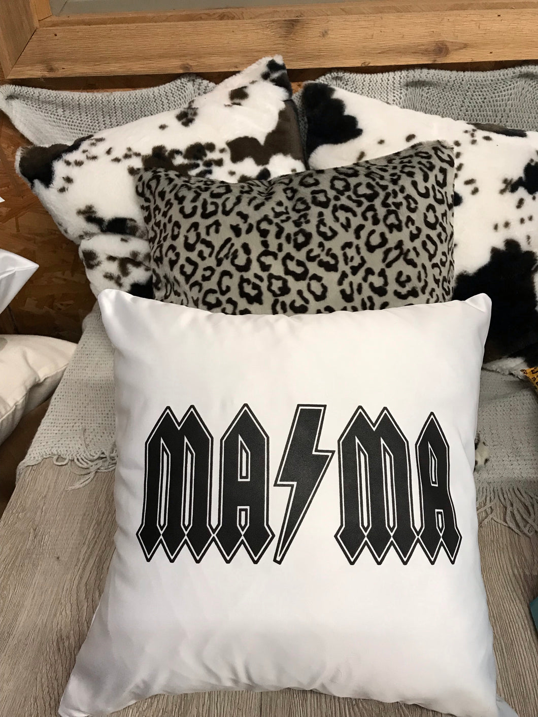 Mama Rocker Throw Pillow
